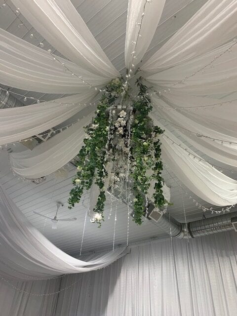 draping Rose Creations Arch